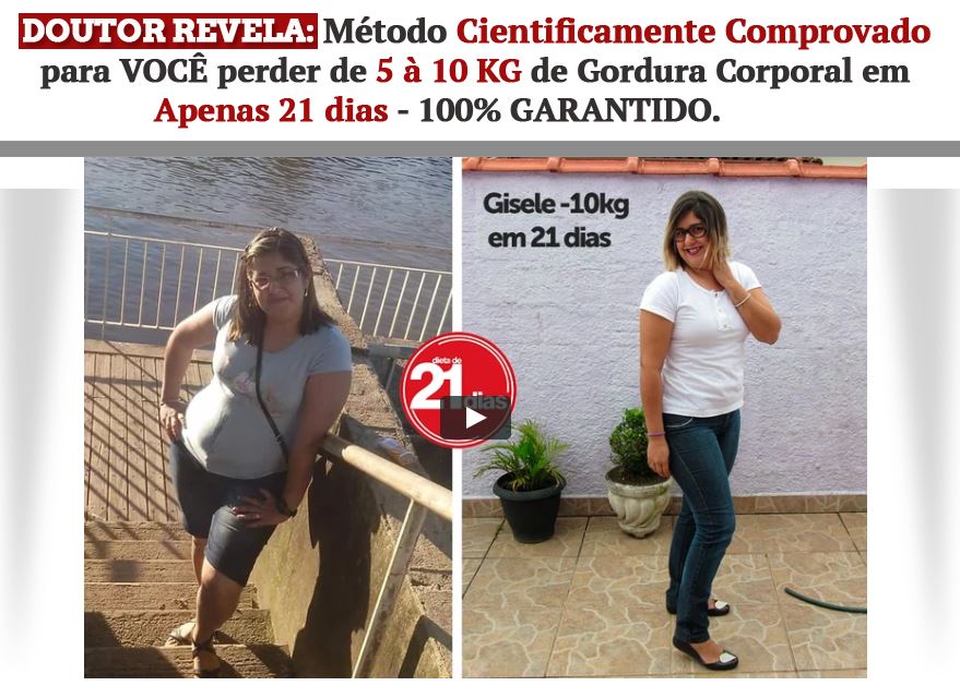 Gisele perdeu 10 quilos em 21 dias